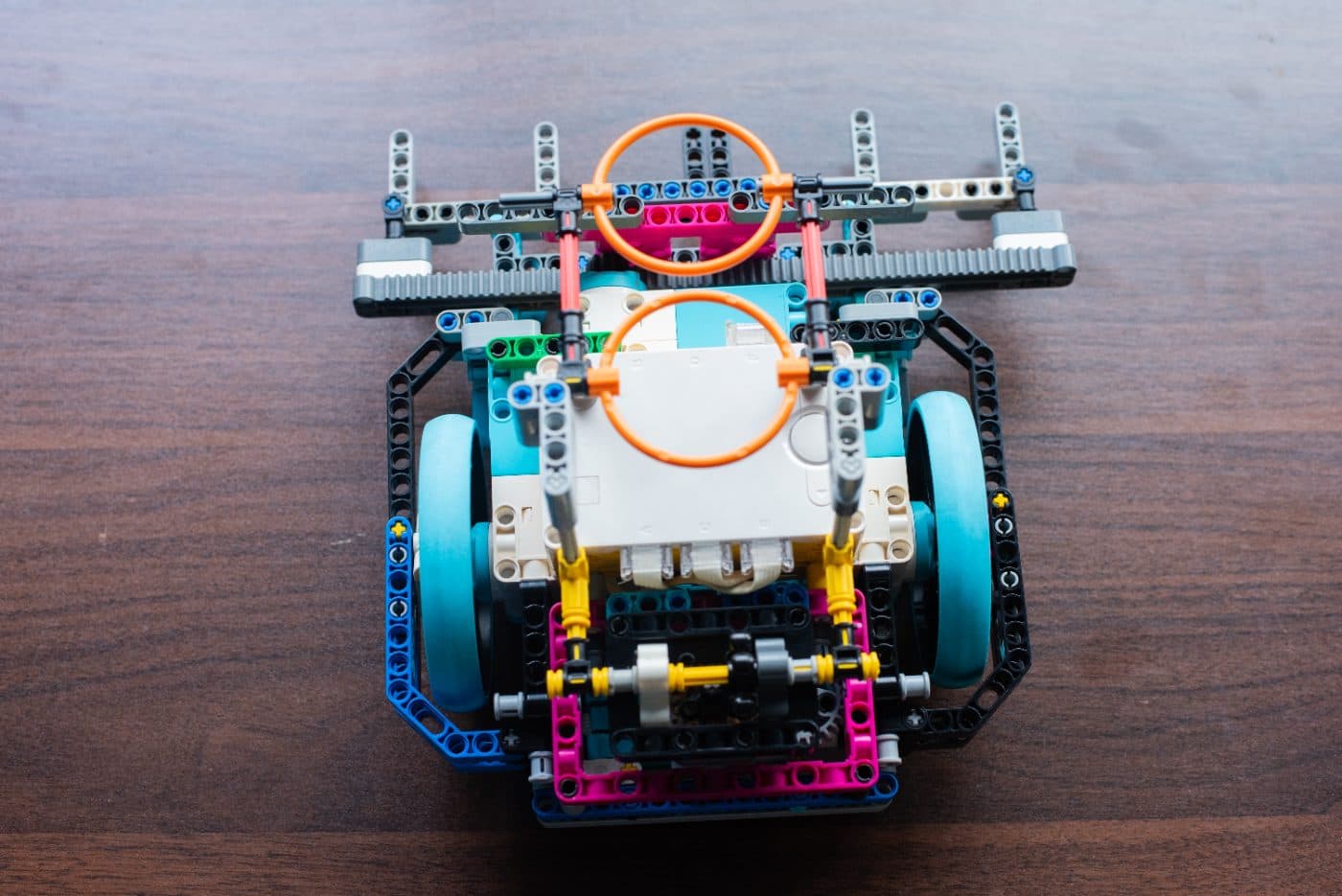 Student-built Spike robot
